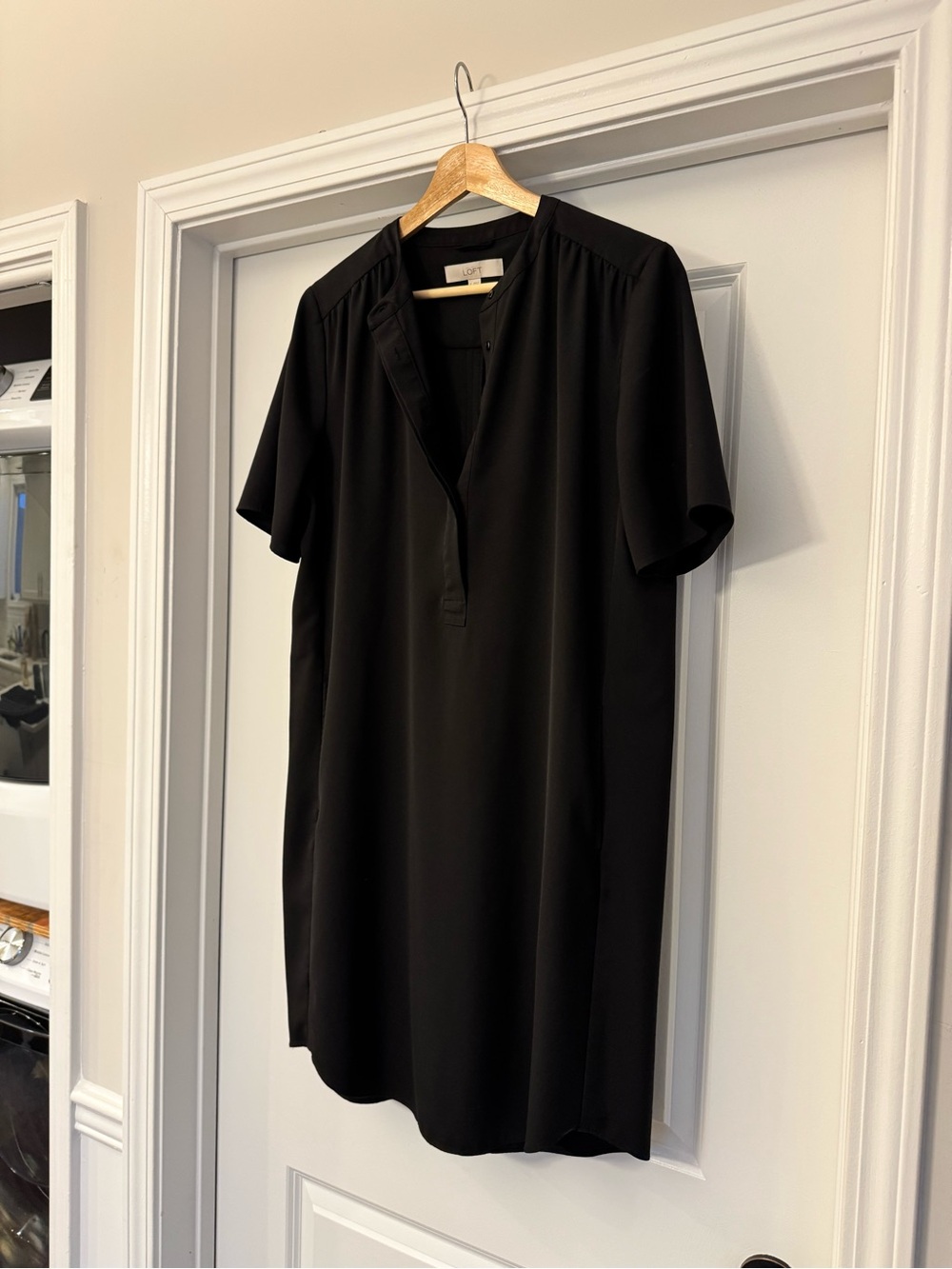 LOFT Short-Sleeve Shirt Dress